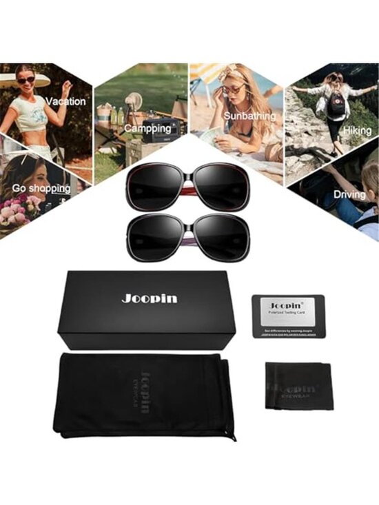 Oversized Rectangle Sunglasses UV400 Protection Shades for Women